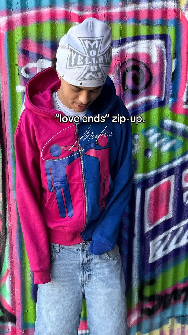 Men's 3D Printed Color Blocked Zip up Sweatshirt Long Sleeved Pullover Hoodie Street Style Retro Jacket European American Wholesale Personalized_viptrois.com
