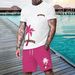Men's Clothing New Short Sleeved Suit Summer Men's Short Sleeved Shorts Loose Casual Suit_viptrois.com