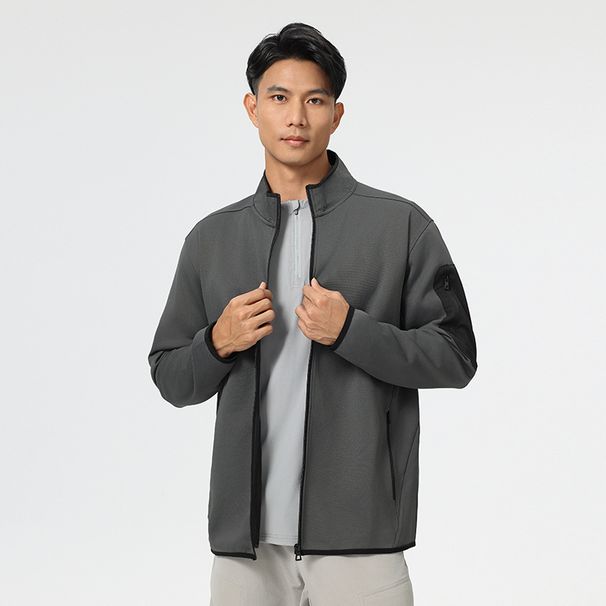 Men's Clothing Bird Home Same Style Autumn And Winter New Men's Jacket Casual Sports Multi Pocket Top Mature Slim Business Jacket_viptrois.com