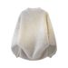 Faux Mink Color-Block Jacquard Sweater – Unisex Oversized Knit Pullover (Winter-Ready, Soft & Cozy, Casual Style)_viptrois.com