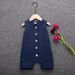 New Children's Clothing For Foreign Trade European And American Cross Border Special Summer Cotton And Linen 7 Color One Piece Romper Sleeveless_viptrois.com