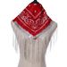 Cashew Flower Silk Scarf – Spring & Summer Tassel Headband (53x53cm Square, Hip Hop Dance Accessory, European Style)_viptrois.com