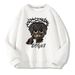 Men's Winter Fleece Thickened Printed T-Shirt Teen Top Spring And Autumn Sweater_viptrois.com