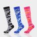 Outdoor sports leg warmers pressure socks Camouflage striped compression socks Casual sports mid-tube socks_viptrois.com