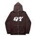 2023 Dark Butterfly Unisex Hoodie Gothic Couple Harajuku Oversized Zipper Sweatshirt_viptrois.com