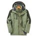 Men's Clothing Couple's Three-in-One Charge Clothing Outdoor Multifunctional Waterproof Warm Jacket Mountaineering Suit _viptrois.com