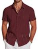 Men's Hawaiian Short Sleeve Shirt 3D Digital Print Vacation Casual Button Down Shirt With Lapel_viptrois.com