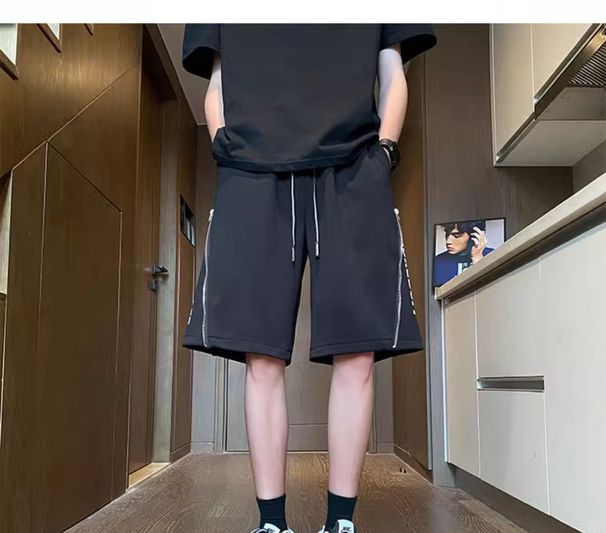 Men's Style Basketball Athletic Shorts Casual Five Point Mid Length Running Shorts Cool And Stylish Straight Leg Summer_viptrois.com