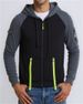 Pure 2025 Spring Large Size Cross-Border New Simple Style Zipper Hooded Casual Personality Men's Sweatshirt Loose Fit_viptrois.com