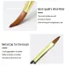 Arte Clavo Nail UV Gel Brush French Stripe Liner Pen Manicure Ultra-thin Line Drawing Nail Art Acrylic UV Gel Polish Dot Brushes_viptrois.com