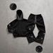 Men's Clothing Gothic Hip-Hop Hotfix Rhinestones Streetwear Hoodie & Pants Set With Rhinestone Design For Men & Women_viptrois.com
