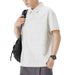 Men's Clothing Men's Polo Shirt Teenagers Loose Casual Lapel T Shirt Fashion Brand Tie Dye High End Tops_viptrois.com