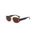 New Style Small Ice Cube Sunglasses For Women Square Frame Round Face Slim Transparent Fashionable Y2K Sunglasses Hot Girl Style T1403_viptrois.com
