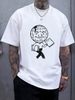 Orbit Magazine 1990 Vintage Men's T-Shirt Casual Designer Clothes Unisex Fashion Graphic Versatile Stylish Streetwear Top For Everyday Wear_viptrois.com