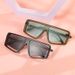One Piece Anime Sunglasses For Women - Hollow Design Large Brown Frame With UV400 Protection (High-End PC Material, Stylish & Lightweight)_viptrois.com