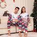 Christmas Snowman flower fawn letters Christmas family dress printed homewear sleep_viptrois.com