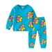 Long Sleeved Home Clothes Children's Pajamas 2 7 Years Old Girls 2024 New Spring And Autumn Bottoming Shirt Suit_viptrois.com