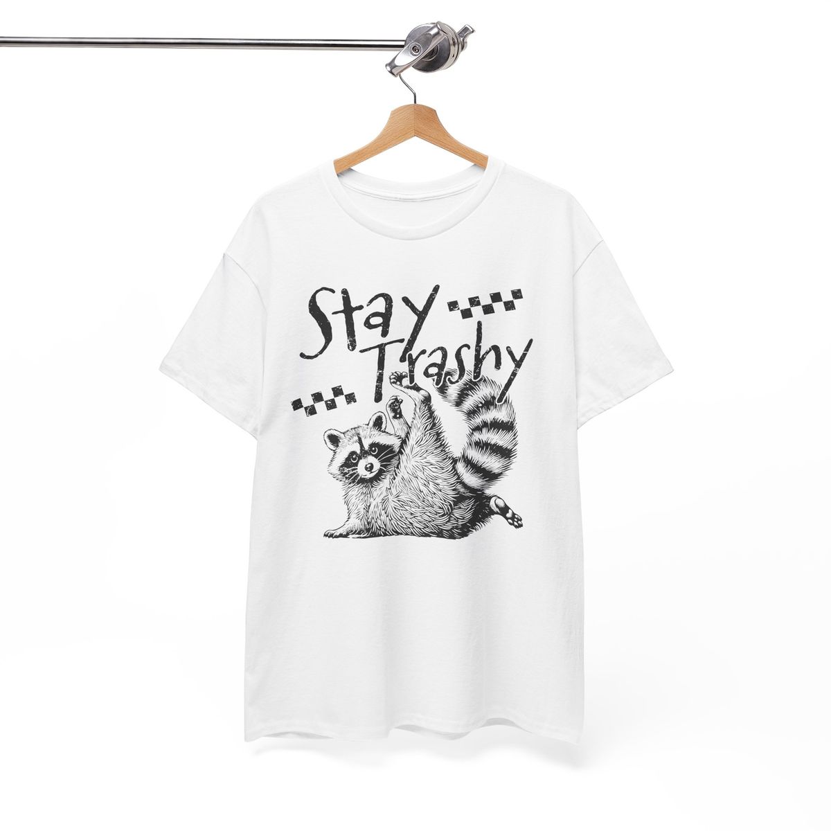 Raccoon Humor T-Shirt Mens Womens Tees Top - Intelligent Clever Tee For Comedy Fans_viptrois.com