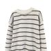 Men's Striped Deer Print Sweater - Retro Vintage Knit Pullover, Unisex Oversized Casual Crewneck Long Sleeve Top For Fall Winter_viptrois.com