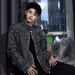 Men's Clothing Retro Washed Yellow Mud Dyed Blue Stand Collar Denim Jacket Handsome Loose Coat Top Trendy Street_viptrois.com
