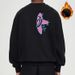 Polar Fleece Solid Color Round Neck Sweater Mens Candy Cotton Long Sleeve Working Clothes_viptrois.com
