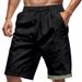 Men's Bohemian Style Linen Shorts - Breathable Loose Fit Summer Beach Shorts With Natural Texture_viptrois.com