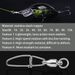 Large Giant Object Eight-Character Swivel Stainless Steel Connector Bearing Double Buckle Pin Supplies Fishing Gear_viptrois.com