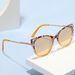 Personalized Fashion Cat Eye Sunglasses Catwalk Sunglasses TR Frame Metal Leg Glasses_viptrois.com
