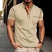 26 Summer New Men's Short Sleeve T-Shirt, Quick Dry Casual Henry Polo_viptrois.com