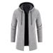 Men's Oversized Hooded Sweater Coat - Longline Knit Cardigan With Casual Streetwear Style (Available In 5 Colors & Plus Sizes)_viptrois.com