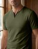Dokotoo Men's Henley Shirt Short Sleeve Summer Casual V-Neck Cotton T-Shirt_viptrois.com