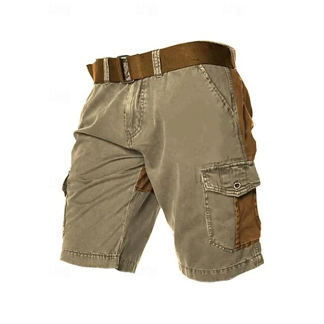 Men's Clothing Men's Pure Cotton Color Casual Three Dimensional Bag Overalls Men's Casual Fashion Sports Double Zipper Open Crotch Pants Not Included_viptrois.com