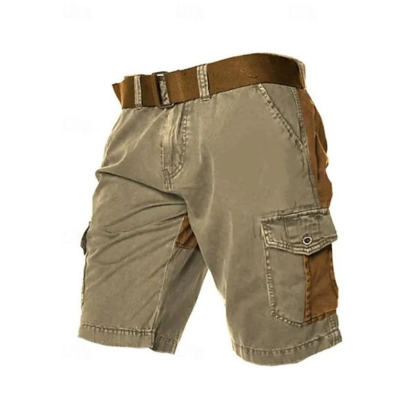 Men's Clothing Men's Pure Cotton Color Casual Three Dimensional Bag Overalls Men's Casual Fashion Sports Double Zipper Open Crotch Pants Not Included_viptrois.com