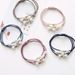 Children's Accessories Pig Intestine Hair Ring Female Cute Hair Rope Cloth Ring Pearl Rubber Band Color Ring_viptrois.com