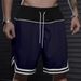 Men's Clothing Fashion Loose Casual Sports Contrast Color Basketball Shorts_viptrois.com