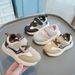 XUANMU Children Sneaker New Soft Sole Boy Girl Running Sports Shoes Color Blocked Fashion Non Slip Kids student Casual Outdoor Footwear Z0043_viptrois.com