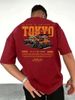 Men's Clothing Retro Racing Suit Short Sleeved T Shirt For Men And Women 2025 Summer Trendy Brand All Match Short Sleeved Hip Hop Street Style_viptrois.com