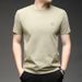 Men's Clothing Bamboo Cotton Raglan Casual Short Sleeved T Shirt Men Summer New Round Neck Casual Breathable Men's T Shirt_viptrois.com
