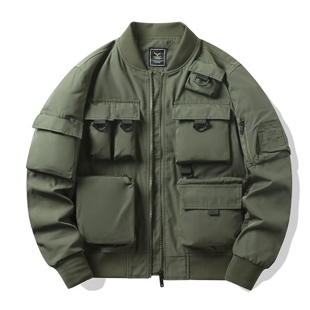Men's Clothing Fashion brand ma1 pilot jacket men's baseball jacket spring and autumn thin casual air workwear flight suit_viptrois.com