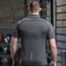 Men's Clothing Short Sleeved Sports T Shirt Men's Half Zip Stand Up Collar Quick Drying Running Clothes Fitness Clothes Tops_viptrois.com