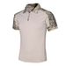 Men's Clothing Frog Suit Top Summer Short Sleeved Top Training Outdoor Sports Combat Lapel T_viptrois.com