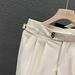 Men's Casual Straight Leg Pants - Lightweight Polyester Work Trousers With Elastic Waist, Wrinkle-Free & Breathable For Everyday Wear_viptrois.com