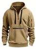 Pure Pure 2024 Cross-Border Autumn Winter Men's Sweatshirt Hoodie Pocket Zipper Pullover Sports Casual Fleece Thickened_viptrois.com