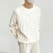 3D Grid Men's Autumn And Winter Lazy Style Knitted Loose Base Sweater_viptrois.com