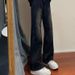 Men's Clothing High Street Retro Stitching Split Straight Jeans Men's Loose Slim All Match Casual Ins Trendy Trousers_viptrois.com