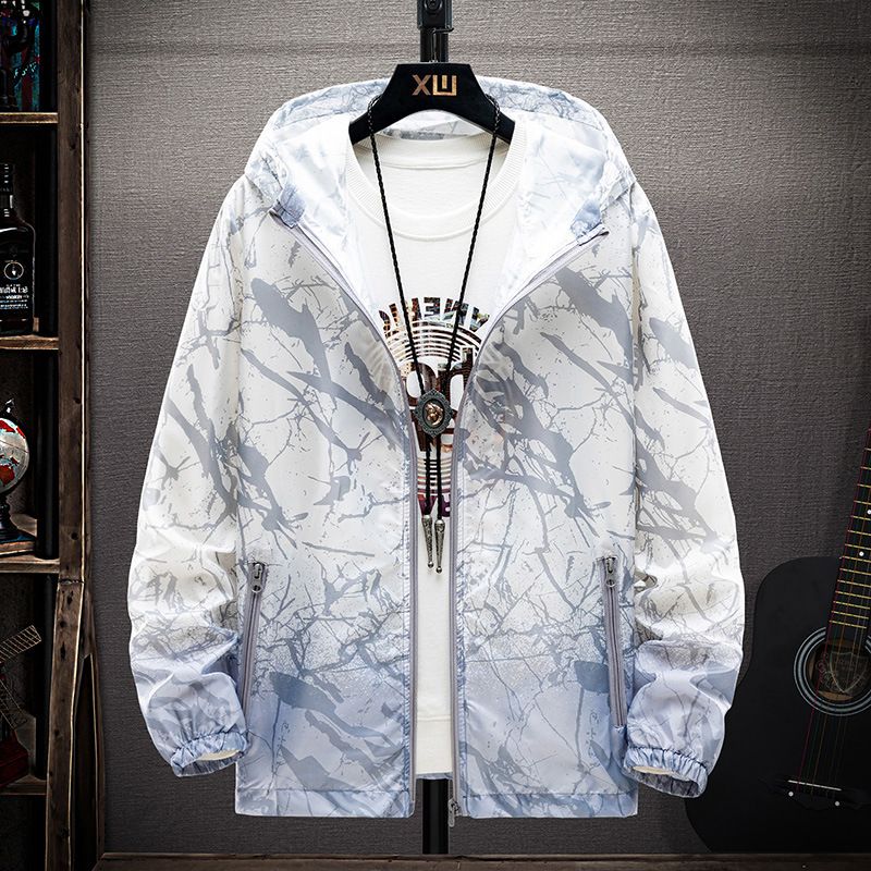 Men's clothing Sunscreen clothing for men and women couples summer thin section breathable sunscreen clothing sports anti-ultraviolet jacket tide_viptrois.com