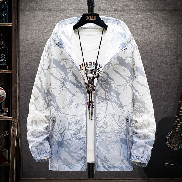 Men's clothing Sunscreen clothing for men and women couples summer thin section breathable sunscreen clothing sports anti-ultraviolet jacket tide_viptrois.com