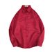 Autumn Essential Oversized Dress Shirt – Unisex Formal & Casual Button-Down For Weddings, Office & Streetwear (S-5XL, 6 Classic Colors)_viptrois.com