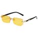 Jelly Colored Frameless Sunglasses – Trendy Cut Edge Design For Women, European & American Street Style_viptrois.com