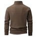Men's Clothing Men's Fleece-Lined Hooded Sweatshirt – Warm & Cozy Long-Sleeve Pullover With Sherpa Lining (Black, Coffee, Dark Gray)_viptrois.com
